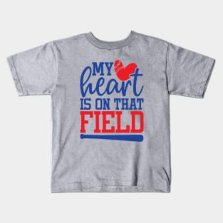 Baseball Player Kids T-Shirt